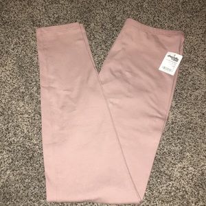 Taupe Color Stretch Cotton Legging